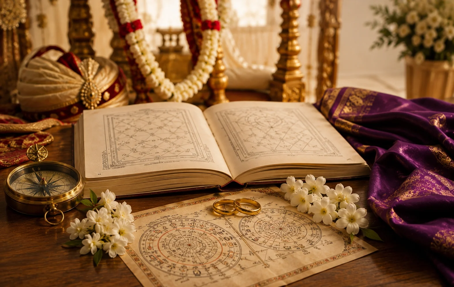 Indian Wedding Astrology Still Life