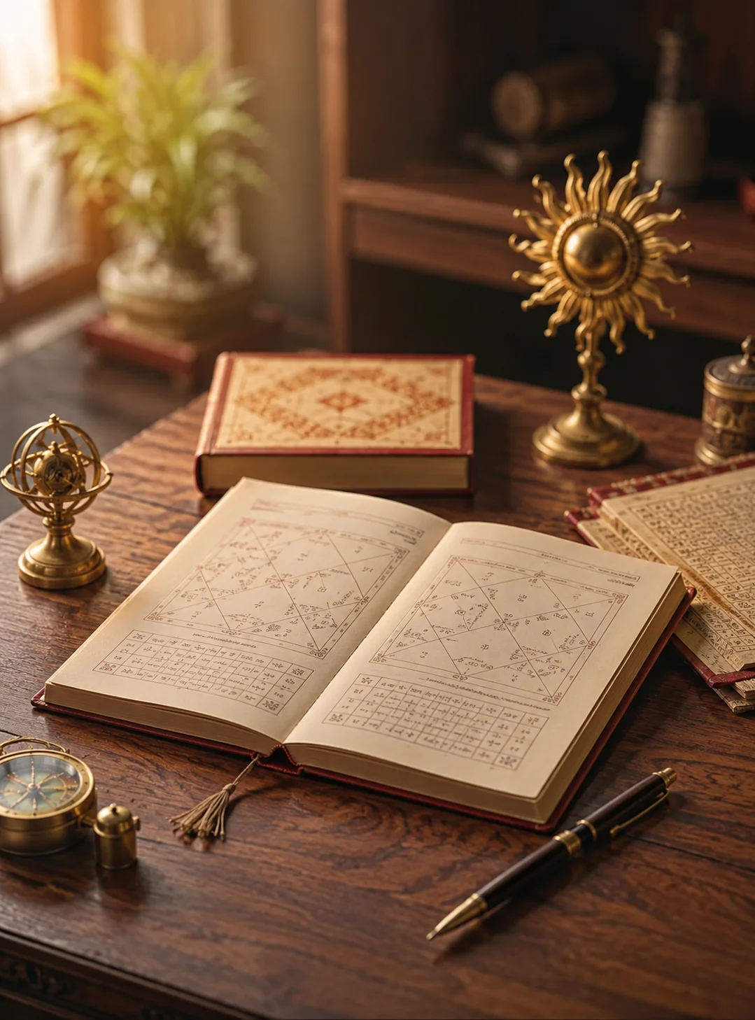 Sunlit Occult Study Still Life